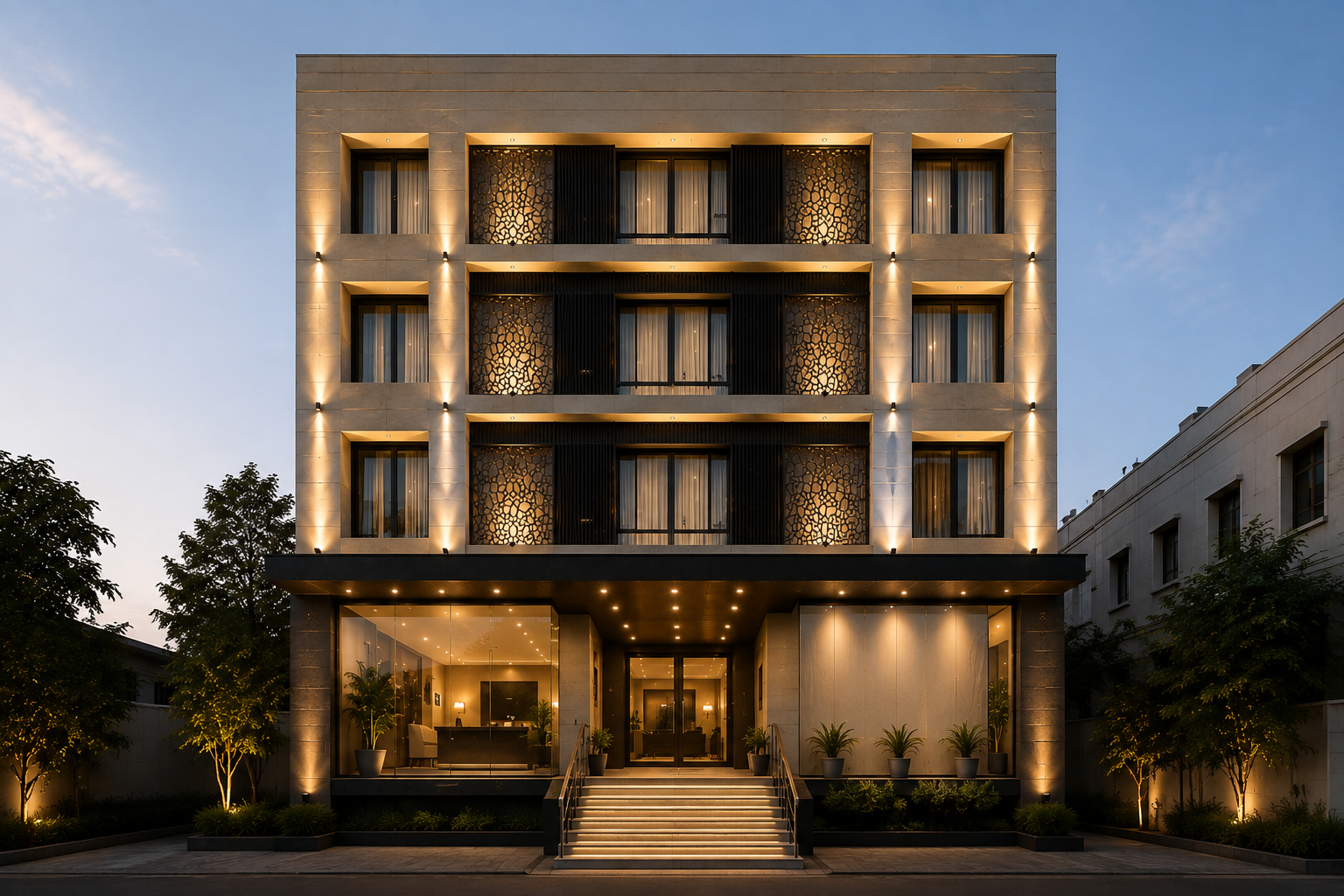 Le Prestige Residency Hotel Building Exterior